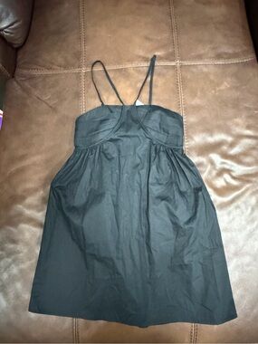 Forever 21 NWT Sm. Women's Black Spaghetti Strap Dress w/bra contour #240